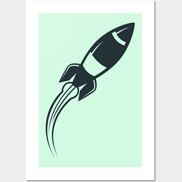 Technology Rocket Wall Art by Hastag Pos